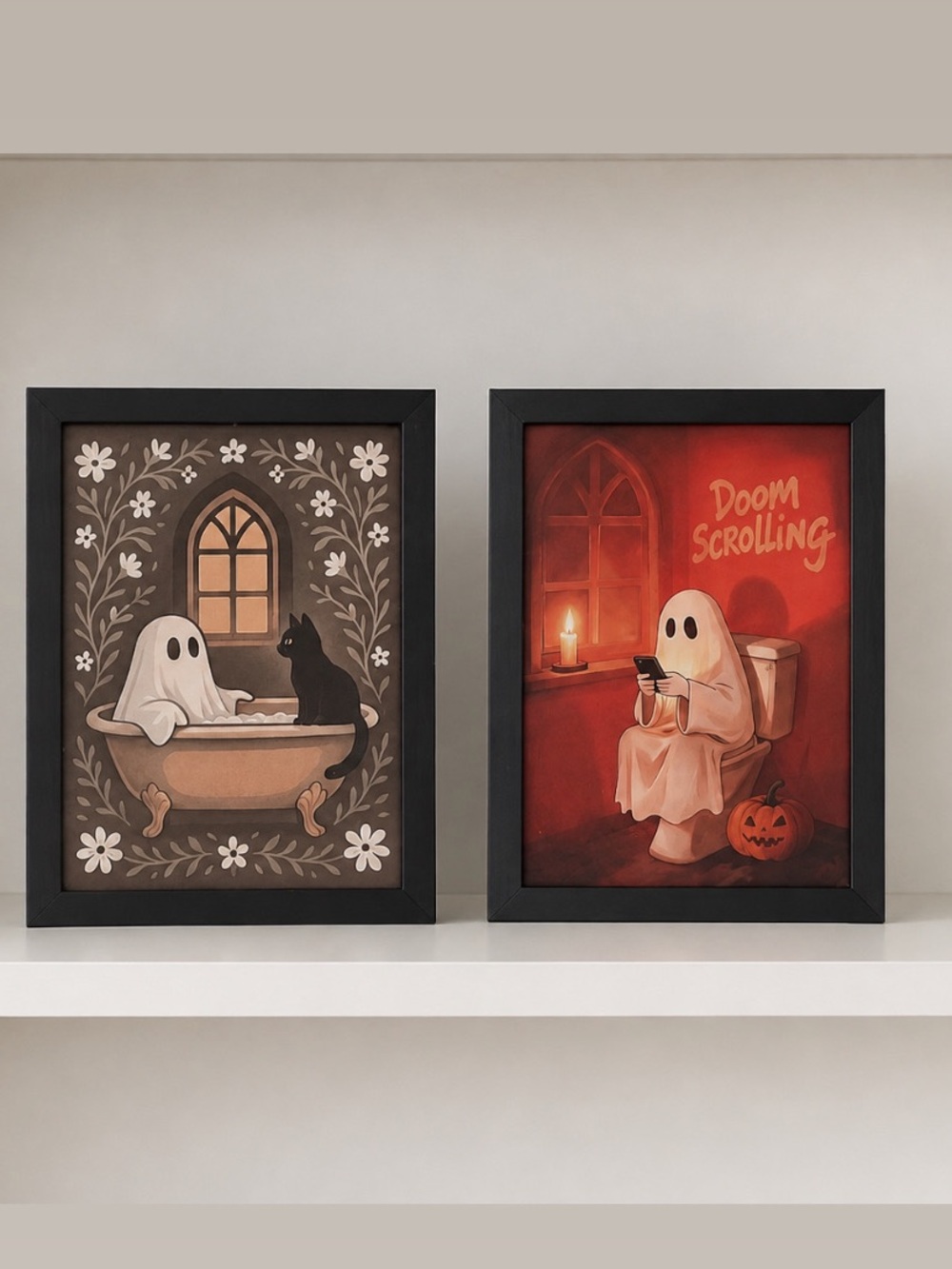 Target Bullseye Playground Halloween Ghost Decorative Picture